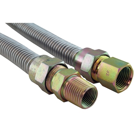 Jones Stephens 5/8in OD 1/2in ID X 48in Long, 3/4in Female Pipe Thread X 3/4in Male Pipe Thread G71057